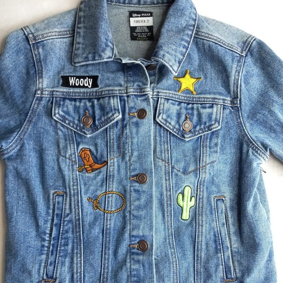 Forever 21 Pixar Disney Toy Story Denim Jean Jacket (S) - Picture 5 of 10